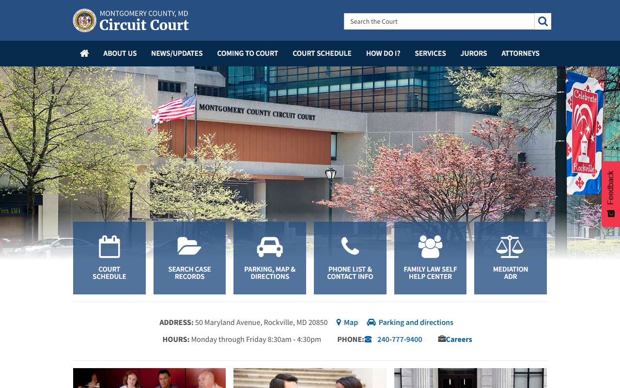 Montgomery County Circuit Court white pages land records